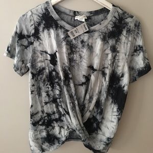 Tye dye knot top